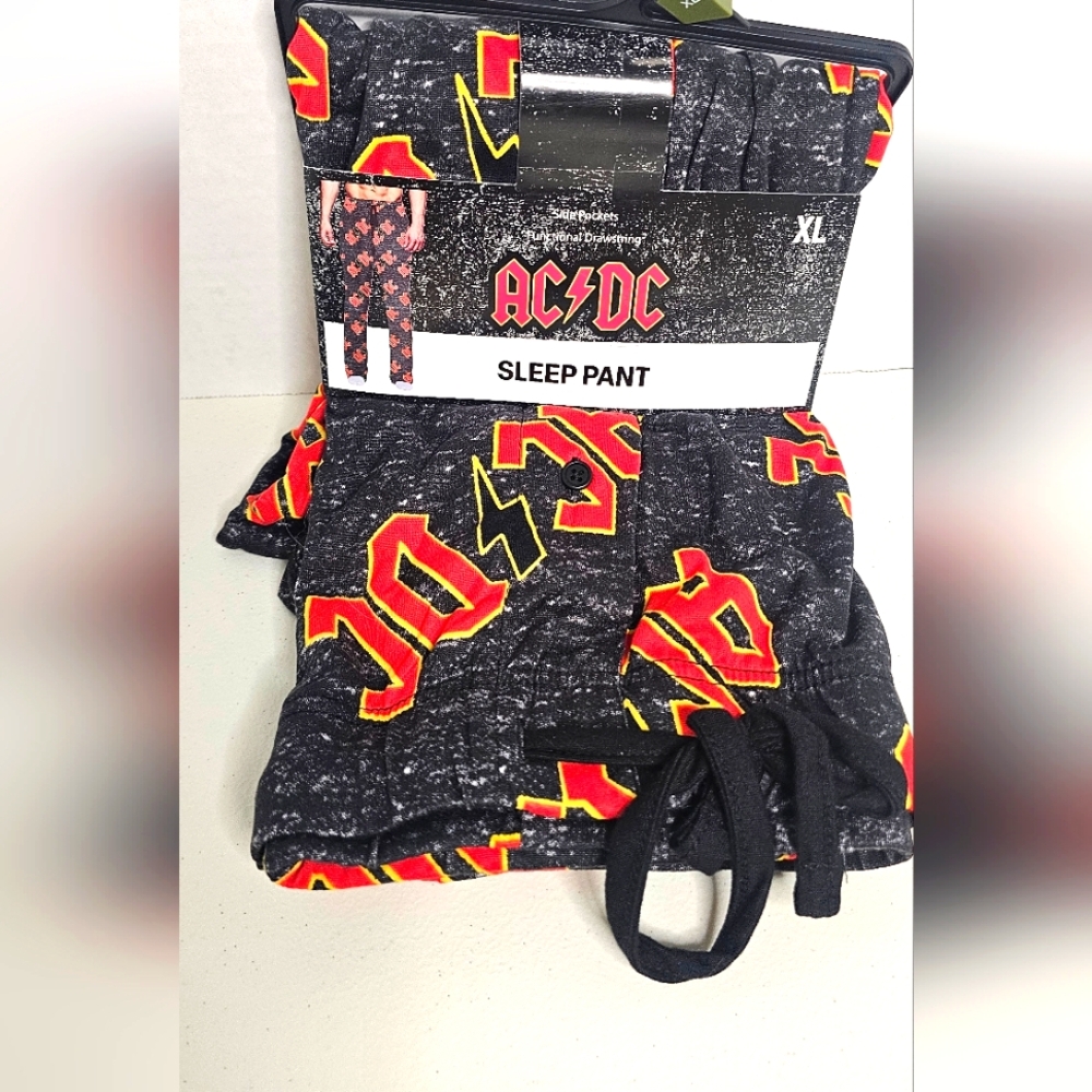 AC/DC Rock Band Sleep Lounging Pants